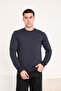 Men's Basic Long Sleeve Plain Sweatshirt