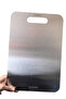 2-Pack 304 Stainless Steel Cutting Board Set | Double-Sided, Rust-Proof, Dishwasher Safe - 8