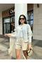 HRK0007 Women's Crew Neck Buttoned Knit Cardigan