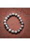 Gray Jasper Natural Stone Bracelet - 10mm - 3