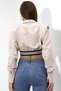 Women's Beige Long Sleeve Crop Detailed Poplin Shirt Hzl23W-Dsb110091 - 6
