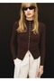Corded woven cardigan