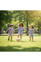 Girl's Cotton Shorts Set Salmon, Lilac, Pomegranate Flower Colored - 3