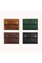 Genuine Leather Snap Fastener Card Holder - Wallet 3 Compartment Minimalist Wallet (Handmade) - 5