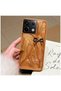 Xiaomi Redmi Note 13 Pro 5g Compatible Case Fionka Silicone Case Brown
