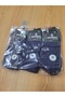 Unisex Bamboo Navy Blue Booties 12-Pack Socks - 3