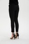 Women's Black Skinny Fabric Pants - 6