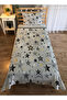 Gray Stars Velvet Decorative Blanket 76 - 4