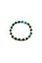 Certified Genuine Original Chrysocolla Chrysoprase Natural Gemstone Misinali Bracelet 4mm 6mm - 3