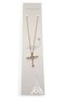 Gold Color Wing Key Model Sf Chain Steel Necklace - 3684 - 3