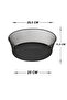Home Spring Fruit Basket Set of 3 Black (Multi-Purpose) Set Organizer Kitchen Bedroom Living Room - 6