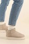 Suede Inside Fur Thick Sole Ankle Short Women's Boots & Booties - 3