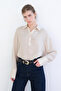 Shirt Collar Melange Tunic - 6