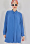 Women's Long Shirt Tunic 5945 - Cobalt Blue