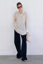 Shirt Collar Melange Tunic