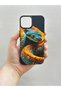 حافظة LSR متوافقة مع هاتف iPhone 15 Pro مع نمط ثعبان مخملي من الداخل مع نتوءات للكاميرا 277 - 2