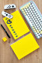 Sport Collection I Love Sports - Flexible Cover Striped Notebook 14,8X21 cm 160 Pages Notepad