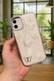 iPhone 11 Compatible Epoxied 3D Figured Heart Ribbon Shiny Stylish Fashion Case
