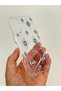 iPhone 16 Plus-Blue Eye Pattern with Shiny Metal Keys Push Shock Absorbing Rugged Evil Eye Case 277 - 3