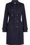 Cotton Db Slim Fit Trench