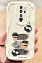 Redmi Note 8 Pro Coffee Cookie Pattern 3D Cute Shiny Design Cookie Case - 2