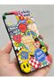 حافظة LSR متوافقة مع هاتف iPhone 14 Pro Max مع نمط GOOD VIBES مخملي من الداخل مع نتوءات للكاميرا 277 - 4