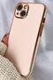 iPhone 13 Compatible - Dirt Resistant Wipeable Glossy Camera Protected Silicone Bark Case - 4