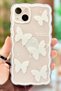 iPhone 13 Cute Butterfly Pattern Wavy Modern Design Quality Butterfly Case - 2