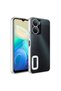 Y16 Compatible Case 3d Camera Protected Glossy Cover with Transparent Colorful Logo Showing Edges