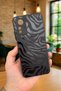 Redmi Note 12S - Zebra Patterned Silicone Shock-Absorbing Classic Protective Rubber Case