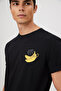 Comfort Fit Front & Back Printed T-Shirt – Black - 3