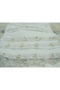 Handcrafted Needle Embroidered Prayer Cover Dowry Cover Mevlit Headscarf Crepe Fabric 145X75 cm - 5
