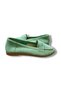 Women's Green Genuine Suede Leather Loafer - Comfortable Casual Shoes with Orthopedic Pads - 2