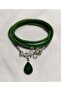 Genuine Leather Steel Choker Necklace - 4