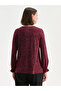 Plus New Season Large Size Crew Neck Patterned Blouse - 5
