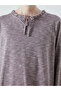 Alita City with a Difference in Color, Lcw Grace Plum Plain Tie Collar Long Sleeve Women's Blouse - 4