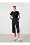 Elastic Waist Modal Blend Women's Capri