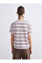Esvab • Modern & Distinctive Striped 100% Cotton Women's T-Shirt - 5