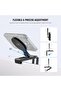 Continuity Camera Mount - Magnetic Tri-Fold Desktop Phone Webcam Holder (Arca Base) - 4