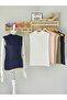 Short Fisherman Collar Combed Cotton Thin Soft Textured Lining / Underwear - 8
