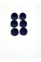 Italian Model Jacket Cardigan Button Set Navy Blue Set of 6 1.8 cm (Code:4685)