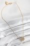 316L Steel Zircon Stone Spiral Model Gold Color Women's Necklace - 2
