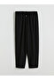 Carrot Cut Women's Trousers with Elastic Waist