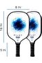 Polypropylene Core Pickleball Paddle | USAPA Approved Lightweight Fiberglass Paddle 10mm Spin Pro - 2