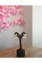 Small Pink Stone 3-Piece Hoop Earrings - 2