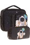 Kids Boy's Green Red Off-Road Vehicle Three-Compartment Thermo Lunchbox and Pen Holder Set - 4