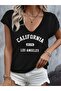 California Printed Women's Oversize Sleeveless T-Shirt