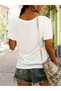 COLORFUL CAT-PRINTED WOMEN'S OVERSIZE V-NECK T-SHIRT - 2
