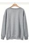 Vintage Printed Oversize Women Men Unisex Circle Neck Sweatshirt - 2