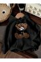 سويت شيرت مطبوع عليه COOL BEAR مقاس كبير